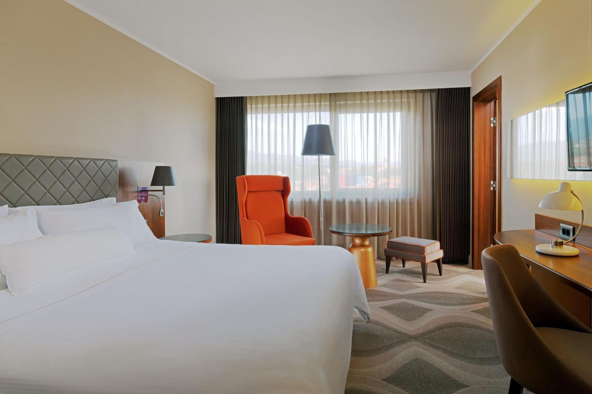 The Westin Zagreb Hotel Exterior photo A room at the hotel