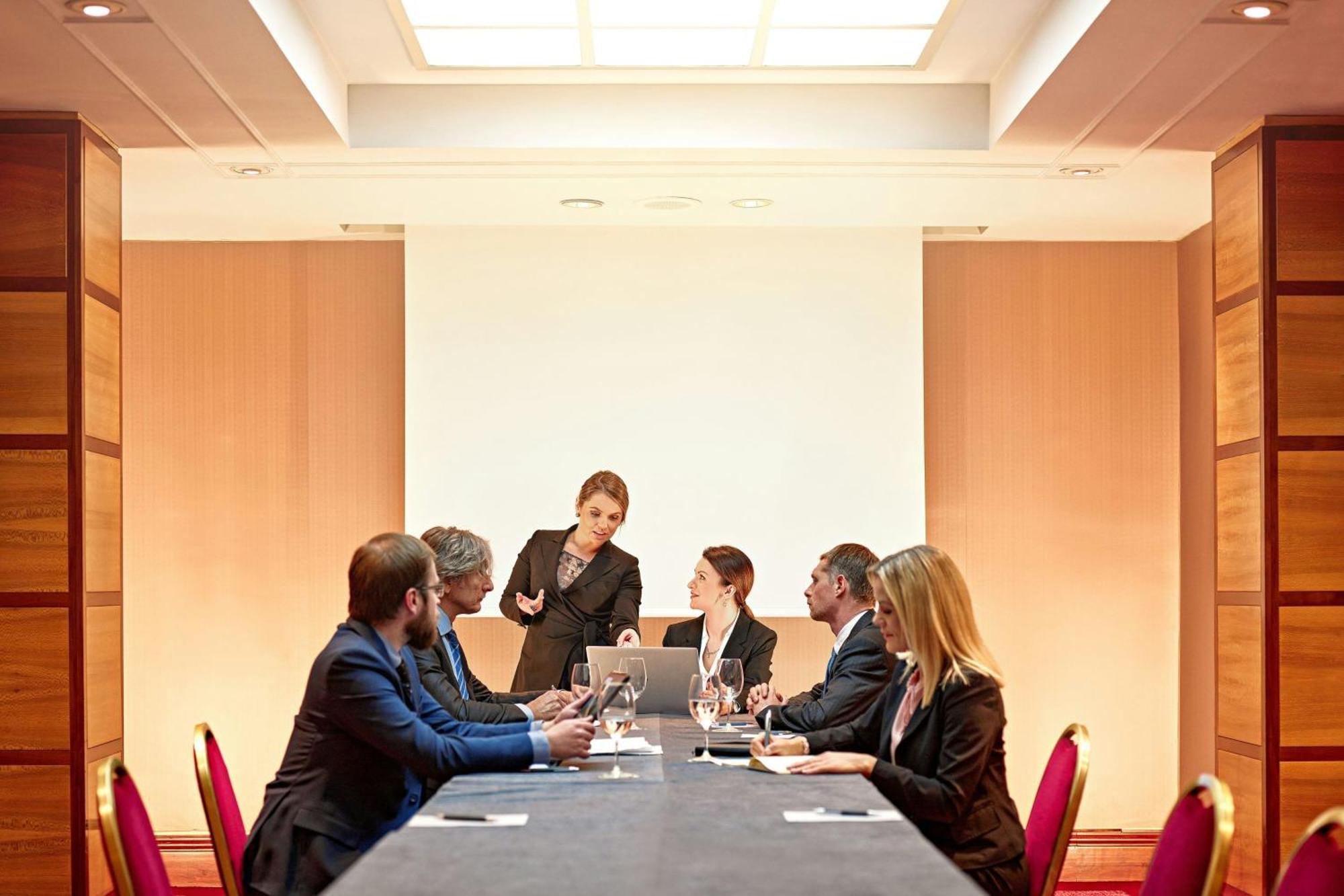 The Westin Zagreb Hotel Exterior photo A meeting in progress