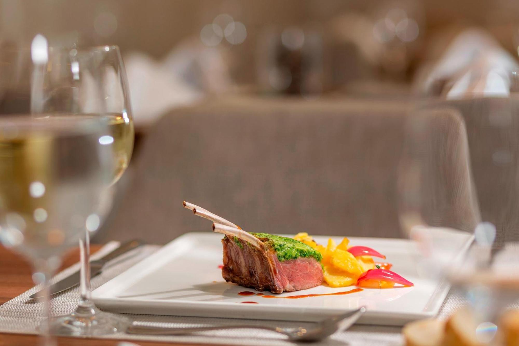 The Westin Zagreb Hotel Exterior photo A rack of lamb